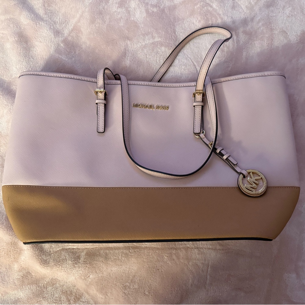 Michael Kors Two-Tone Pink and Tan Women's Bag